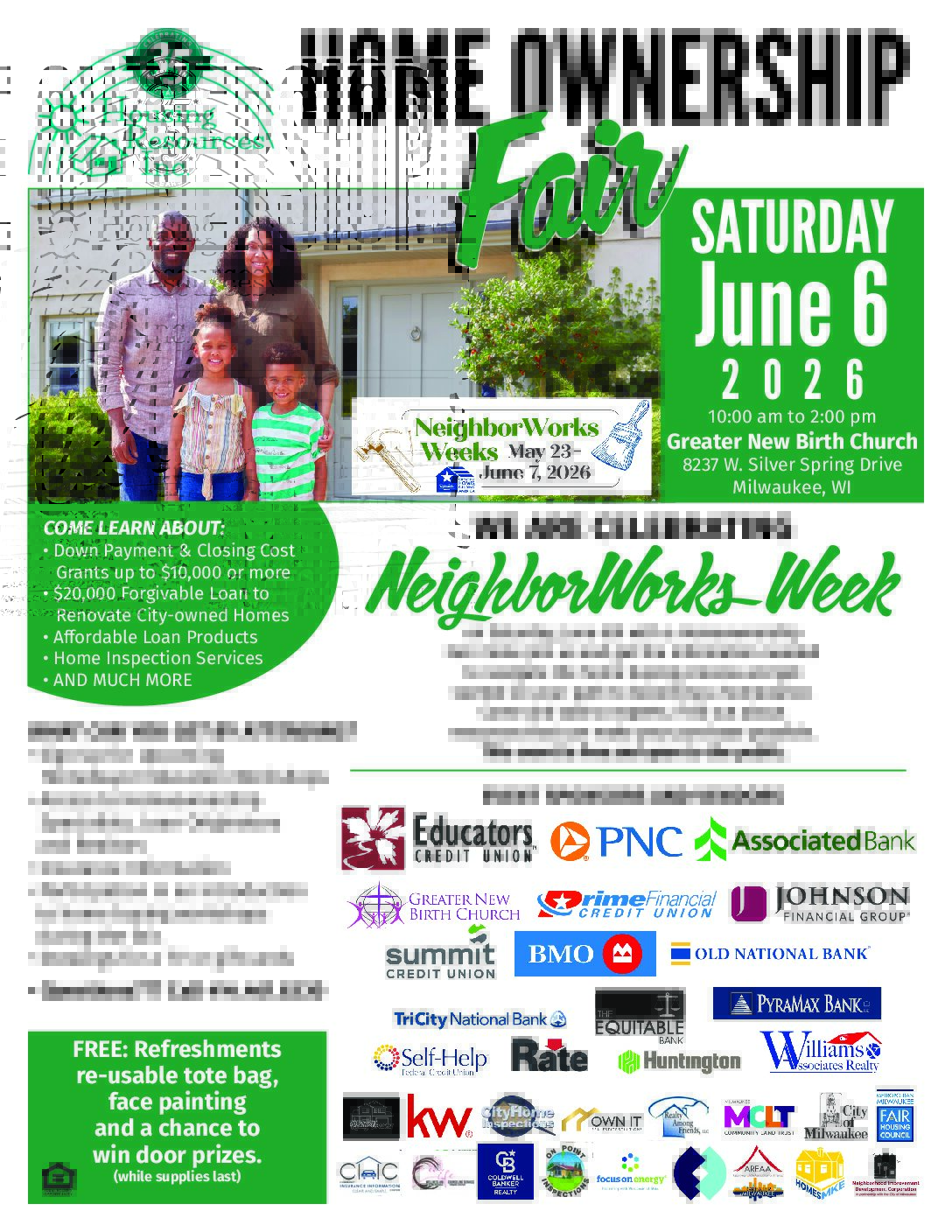 HRI home ownership fair flyer 2026